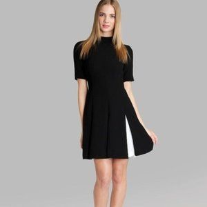 Ted Baker Ciena Crepe Pleated Swing Dress 0